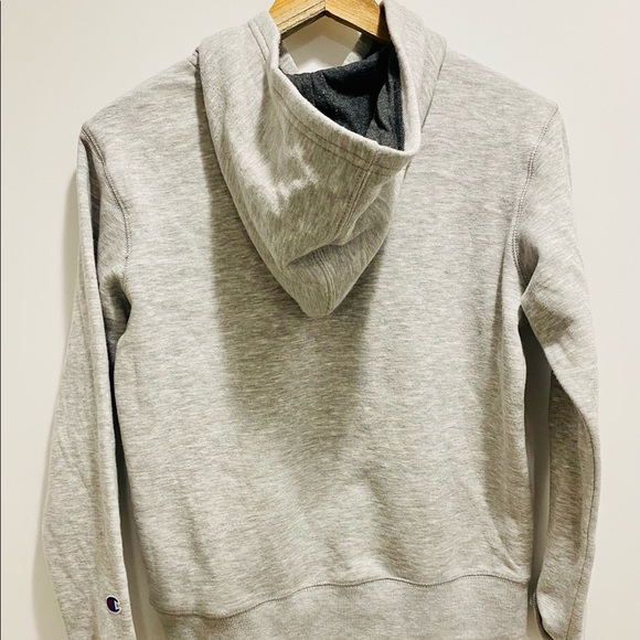 Boys champion grey hoodie size 8 - Picture 4 of 5